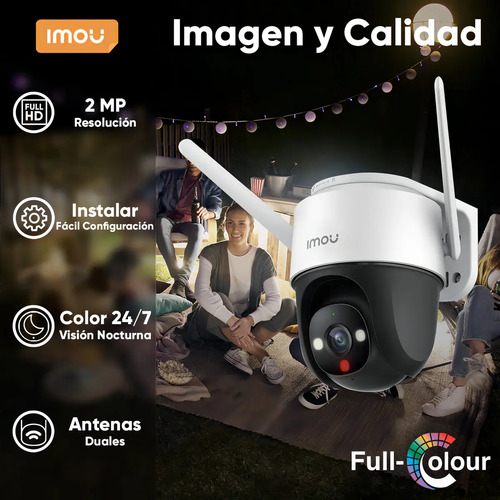Kit CCTV IP IMOU KIT-IPC-S21FEN-PLUS6, potencia 6.2 W, conectividad Wi-Fi