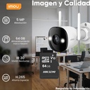 Kit Cámara Bala WiFi IMOU IPC-K3DN-5H0WF, profundidad 7.3 cm