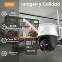 Kit cámara WiFi PT IMOU IPC-S21FEN, lugares de montaje pared