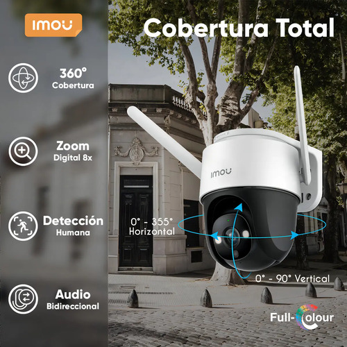 Kit cámara WiFi PT IMOU IPC-S21FEN, lugares de montaje pared
