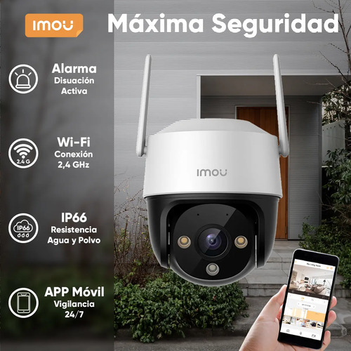 Kit Cámara IP PT IMOU IPC-S21FEN, largo 13.62 cm, altura 18.33 cm