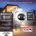 Cámara WiFi PT IMOU IPC-GS7EN-3M0WE, almacenamiento ranura microSD hasta 256 GB