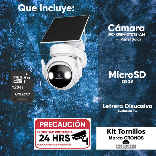 Kit Cámara PT 4G IMOU IPC-K9EN-3T0TE-AM, calidad de resolución 3MP