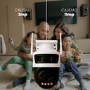 Kit 16 cámaras PT Wi-Fi IMOU IPC-S7UN-11M0WED, profundidad 126.2 cm