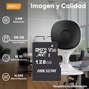 Cámara Wi-Fi interior IMOU C22EN-PLUS-128, audio bidireccional con sirena integrada