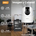 Cámara IP PT IMOU IPC-TA42N-B, largo 7.74 cm, altura 10.61 cm