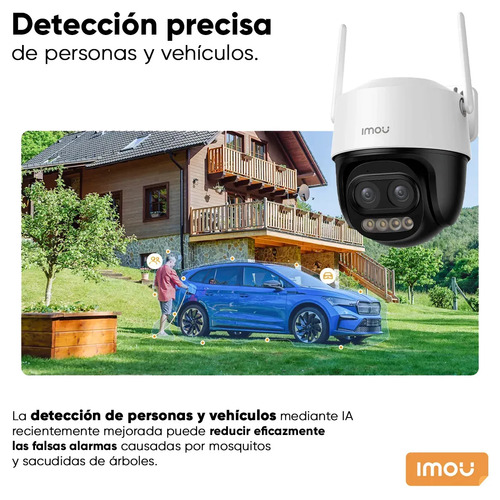 Kit 2 Cámaras Wi-Fi PT IMOU IPC-S7DN-5M0WEZ, tipo de movimiento pan and tilt