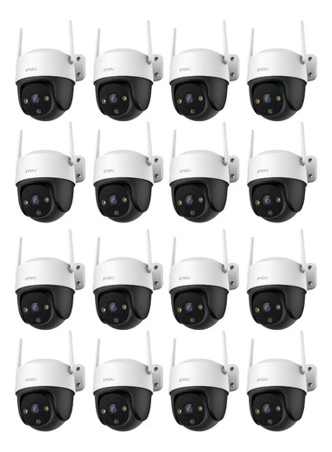 Kit videovigilancia 16 Cámaras imou Cruiser SE+ 4MP +E IPC-S41FEN IP Imagen a color 24/7 Audio bidireccional Micrófono y Altavoz Incorporado Disuasión Activa detección humana + accesorios - Kit CCTV
