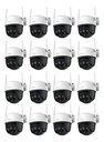 Kit videovigilancia 16 Cámaras imou Cruiser SE+ 4MP +E IPC-S41FEN IP Imagen a color 24/7 Audio bidireccional Micrófono y Altavoz Incorporado Disuasión Activa detección humana + accesorios - Kit CCTV