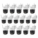 Kit Cronos 16 Cámaras de Seguridad Imou IPC-U7LN-6V0NE Titan Pro 6MP Visión Nocturna Color 30Mts WiFi Doble Banda Audio Bidireccional Detección Humana y Vehículos / Alarma Luces Rojas y Azul Sirena 125dB y Almacenamiento SD/Nube – Circuito Cerrado
