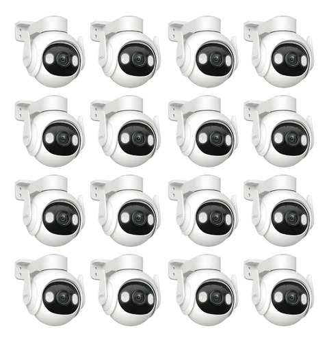 Kit Videovigilancia Cronos 16 cámaras imou Gs7en CRUISER SE WIFI 6 audio bidireccional detección de movimiento 5 megapíxeles giro 340° visión nocturna a color + Accesorios - kit CCTV