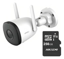 IMOU Camara Bullet Wifi de 4 Megapixeles F42N-PLUS-256 Con MicroSD 256gb y Letrero disuasivo H.265 Detección de Humanos 2.8 mm Microfono Integrado IP67 IR 30M Notificaciones de Alarmas F42N Compatible con Almacenamiento en la Nube