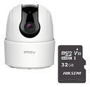 IMOU Cámara TA22CN-PLUS-32 Ranger 2MP Con MicroSD 32gb y Letrero disuasivo IP Domo Motorizado Wifi H.265 Autotracking Detección de Humanos Modo Privacidad Micrófono y Bocina Integrada 3.6mm TA22CN Audio dos vías