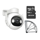 Kit cronos cámara de seguridad imou Cruiser 2 2k GS7EN-3M0WE IP WiFi video a Color 24/7 audio doble vía seguimiento y detección inteligente interiores/exteriores + Protección metálica + MicroSD 64 GB