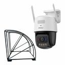 Kit Cronos 1 Cámara de Seguridad Imou IPC-U7LN-6V0NE Titan Pro 6MP + Protección Antivandalica - Visión Nocturna Color 30Mts WiFi Doble Banda Audio Bidireccional Detección Humana y Vehículos / Alarma Luces Rojas y Azul Sirena 125dB y Almacenamiento SD/Nube – Circuito Cerrado