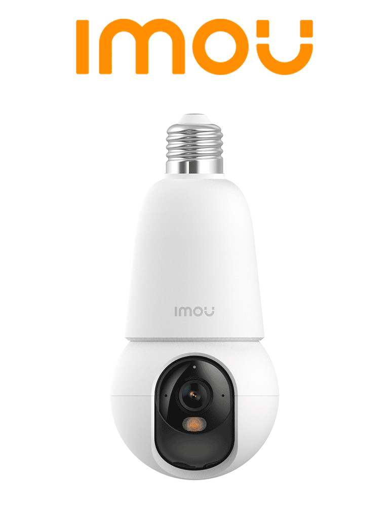 MOU BulbCam 3MP (IPC-K6C-3H1WEB-E27-imou)- Cámara de 3MP/ Disuasión activa/ Modo privacidad/ Detección de humanos & Vehículos/ Audio bidireccional/ Full Color/ Smart tracking (No incluye Foco)