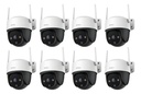 Kit videovigilancia 8 Cámaras imou Cruiser SE+ 4MP +E IPC-S41FEN IP Imagen a color 24/7 Audio bidireccional Micrófono y Altavoz Incorporado Disuasión Activa detección humana + accesorios - Kit CCTV