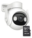 IMOU Cámara Cruiser IP WiFi 2mp CV-1686-PLUS-128 5 Mp Con MicroSD 128GB Y Letrero disuasivo Sirena Integrada Led de Alta Potencia Microfono Integrado Audio Bidereccional Detección de Humanos IR 30M IP66 CV-1686 Disuasión activa