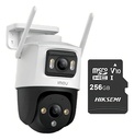 Imou Cámara de seguridad Cruiser 6MP IPC-S7XN-6M0WED-PLUS-256 Con MicroSD 256GB Doble Lente FULLCOLOR Imou Sense Alta definición Audio Doble Vía Detección de humanos 6M0WED Protección Exterior IP66