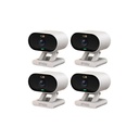 kit cronos 4 cámaras de seguridad Imou Ip Wifi 2mp C22FN-C Audio Bidireccional Detección De Humanos visión nocturna notificaciones instantáneas certificación IP65 + accesorios - Kit cctv