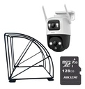 Kit Cronos Cámara Imou PTZ Wifi IPC-S7XN-6M0WED 6MP + Estructura Metalica + MicroSD 128gb - Kit CCTV S7XN6-PROTEC-128 Cámara Doble Lente Full Color + Imou Sense Con Audio Doble Vía Y Detección de humano