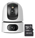 Imou Cámara de seguridad Ranger 6MP IPC-S2XN-6M0WED-PLUS-128 Con MicroSD 128GB Doble Lente FULLCOLOR Imou Sense Uso Interior Alta definición Audio Doble Vía Detección de humanos 6M0WED Modo Privacidad
