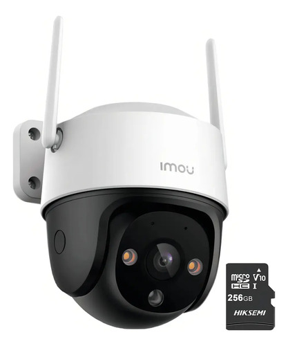 Imou Cámara de seguridad WIFI Cruiser SE+ 3MP IPC-K7CN3H-PLUS-256 Con MicroSD 256GB FULLCOLOR Imou Sense Alta definición Audio Doble Vía Detección de humanos Autotracking Con Protección Exterior IP69