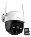 Imou Cámara de seguridad WIFI Cruiser SE+ 3MP IPC-K7CN3H-PLUS-32 Con MicroSD 32GB FULLCOLOR Imou Sense Alta definición Audio Doble Vía Detección de humanos Autotracking Con Protección Exterior IP66