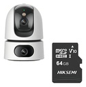Imou Cámara de seguridad Ranger 6MP IPC-S2XN-6M0WED-PLUS-64 Con MicroSD 64GB Doble Lente FULLCOLOR Imou Sense Uso Interior Alta definición Audio Doble Vía Detección de humanos 6M0WED Modo Privacidad