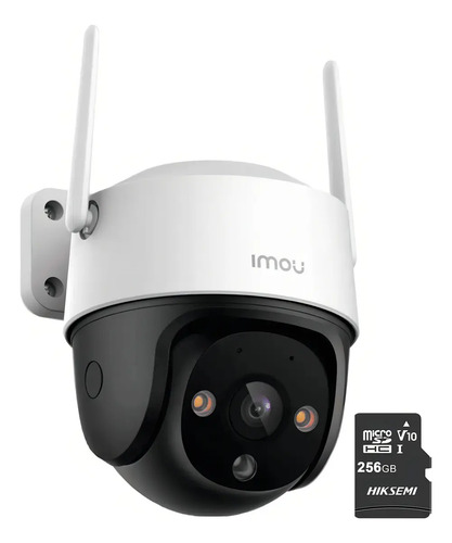 Imou Cámara de seguridad WIFI Cruiser SE+ 5MP IPC-K7CN5H-PLUS-256 Con MicroSD 256GB FULLCOLOR Imou Sense Alta definición Con Microfono y Bocina integrados Detección de humanos Sirena Con Protección Exterior IP69