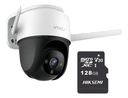 Imou Cámara IP PT Wifi 2 Mp S22FN-PLUS-128 Con MicroSD 128gb y Letrero disuasivo Full Color Audio 2 Vías 30M de Visión Nocturna 3.6mm Sirena y Luz Blanca H.265 Detección de Humanos Auto tracking S22FN Onvif