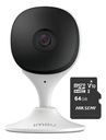 IMOU Cámara IP Wifi 2Mp C22EN-PLUS-64 Con MicroSD 64gb y Letrero disuasivo Audio Bidireccional nteligencia Artificial Detección de Humanos 2.8mm Sirena y Micrófono Integrados IR 10m C22EN Alarma de Ruido Anormal