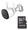 IMOU Camara Bullet Wifi de 4 Megapixeles F42N-PLUS-32 Con MicroSD 32gb y Letrero disuasivo H.265 Detección de Humanos 2.8 mm Microfono Integrado IP67 IR 30M Notificaciones de Alarmas F42N Compatible con Almacenamiento en la Nube