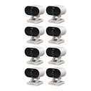 kit cronos 8 cámaras de seguridad Imou Ip Wifi 2mp C22FN-C Audio Bidireccional Detección De Humanos visión nocturna notificaciones instantáneas certificación IP65 + accesorios - Kit cctv