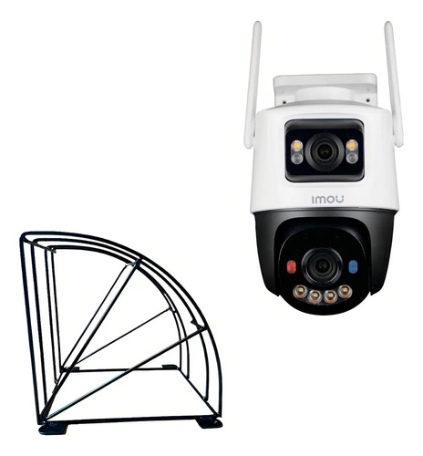 Kit cronos cámara imou IP PT IPC-S7XFN-8U0WED wifi cruiser dual 8MP Imagen a color 24/7 audio bidireccional alarma AUTO TRACKING + protección metálica + accesorios kit CCTV IPC-S7XFN-PROTEC