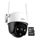 Kit Cronos Cámara de Seguridad Exterior Imou DK7 3MP Wi-Fi 6 + Microsd 128GB - IP66 360° Pan/Tilt Visión Nocturna Color 24/7 Audio Bidireccional Detección Humana Smart Tracking Alarma Activa – CCTV