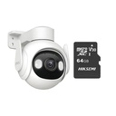 Kit cronos cámara de seguridad imou Cruiser 2 2k GS7EN-3M0WE IP WiFi video a Color 24/7 audio doble vía seguimiento y detección inteligente interiores/exteriores +  MicroSD 64 GB