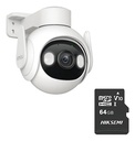 IMOU Cámara Cruiser IP WiFi 2mp CV-1686-PLUS-64 5 Mp Con MicroSD 64GB Y Letrero disuasivo Sirena Integrada Led de Alta Potencia Microfono Integrado Audio Bidereccional Detección de Humanos IR 30M IP66 CV-1686 Disuasión activa