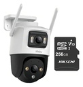 Imou Cámara de seguridad Cruiser 8MP IPC-S7XN-8M0WED-PLUS-256 Con MicroSD 256GB Doble Lente FULLCOLOR Imou Sense Alta definición Audio Doble Vía Detección de humanos 8M0WED Protección Exterior IP66
