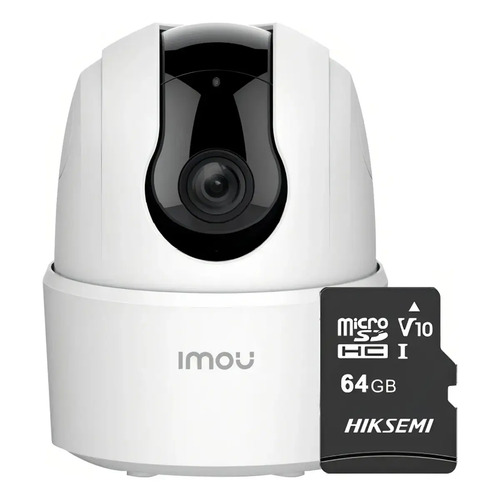 IMOU Ranger 4MP IPC-TA42N-B-imou Cámara IP Domo con MicroSD 64gb y Letrero disuasivo Motorizado Wifi de 4 Mp H.265 Autotracking Detección de Humanos Modo Privacidad Micrófono & Bocina Lente 3.6mm