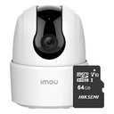 IMOU Ranger 4MP IPC-TA42N-B-imou Cámara IP Domo con MicroSD 64gb y Letrero disuasivo Motorizado Wifi de 4 Mp H.265 Autotracking Detección de Humanos Modo Privacidad Micrófono & Bocina Lente 3.6mm