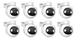 Kit Videovigilancia Cronos 8 cámaras imou Gs7en CRUISER SE WIFI 6 audio bidireccional detección de movimiento 5 megapíxeles giro 340° visión nocturna a color + Accesorios - kit CCTV