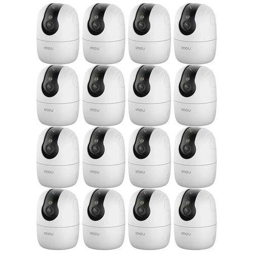 Kit Cronos 16 Cámaras Seguridad Interior Imou Ranger 2C Pro 3MP WiFi 360° Pan Tilt Visión Nocturna Color Audio Bidireccional Detección Humana Smart Tracking Alarma Activa SD Nube CCTV