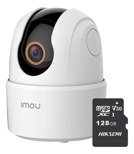 IMOU Ranger 4MP IPC-TA42N-B-imou Cámara IP Domo con MicroSD 128gb y Letrero disuasivo Motorizado Wifi de 4 Mp H.265 Autotracking Detección de Humanos Modo Privacidad Micrófono & Bocina Lente 3.6mm