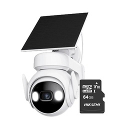 Kit Cronos Cámara Seguridad Exterior Imou Cell PT 4G con Panel Solar 3MP + 64GB MicroSD | IP66 360 Pan Tilt Visión Nocturna Color Audio Bidireccional Detección Humana Alarma Activa MicroSD Nube CCTV