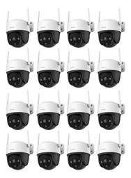 Kit Videovigilancia Cronos 16 Cámaras IMOU S41FEN ip rotación 355° audio bidireccional imagen a color 24/7 interiores/exteriores seguimiento inteligente + 16 MicroSD 256GB + Accesorios - Kit CCTV
