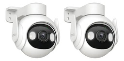 Kit Videovigilancia Cronos 2 cámaras imou Gs7en CRUISER SE WIFI 6 audio bidireccional detección de movimiento 5 megapíxeles giro 340° visión nocturna a color + Accesorios - kit CCTV