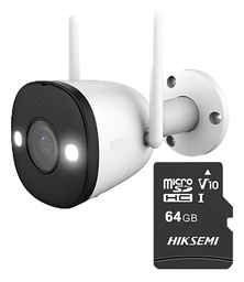 IMOU Bullet IPC-F42FEN-0280B-imou Cámara IP Bullet de 4Mp con MicroSD 64gb y Letrero disuasivo Wifi FullColor Audio Dos Vías Disuasión Activa Estrobo y Sirena Integrado 102° 2.8 mm 30M IR H.265 F42FEN IP67