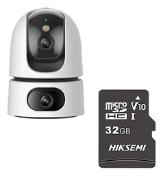 Imou Cámara de seguridad Ranger 6MP IPC-S2XN-6M0WED-PLUS-32 Con MicroSD 32GB Doble Lente FULLCOLOR Imou Sense Uso Interior Alta definición Audio Doble Vía Detección de humanos 6M0WED Modo Privacidad