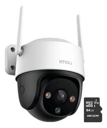 Imou Cámara de seguridad WIFI Cruiser SE+ 3MP IPC-K7CN3H-PLUS-64 Con MicroSD 64GB FULLCOLOR Imou Sense Alta definición Audio Doble Vía Detección de humanos Autotracking Con Protección Exterior IP67